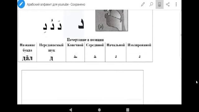 писать арабский буквы часть1