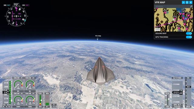 MSFS 2020 Darkstar from New York to Oakland смотреть онлайн