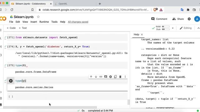 6. Scikit-learn for ML: fetch_openml смотреть онлайн