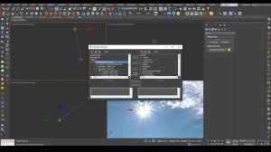 Привязка солнца к карте окружения HDRI в 3Ds Max