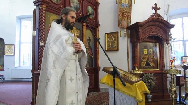 Иерей Александр Пасконов - проповедь в день памяти вмч. Мины смотреть онлайн
