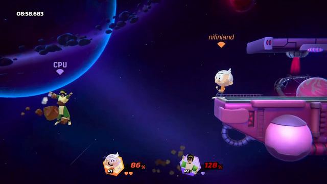 Nickelodeon All-Star Brawl Arcade: Lincoln Loud, Medium смотреть онлайн