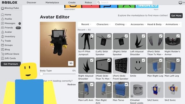 I Made The Most REALISTIC Titan TV Man Avatar... (Skibidi Toilet Roblox Avatar) смотреть онлайн