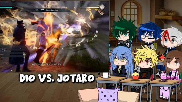 MHA/BNHA+Rimuru Reacts To Dio Brando VS. Jotaro Kujo || Gacha Club || смотреть онлайн