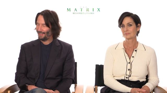 Keanu Reeves And Carrie-Anne Moss Interview - The Matrix Resurrections! Neo And Trinity, Matrix 5
