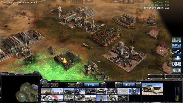 C&C Generals Contra 009 Final Patch 3. Challenge: USA Boss vs Stealth General [Hard] #9 смотреть онлайн