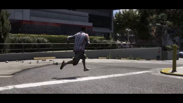 Chop is a POLICE DOG in GTA 5 (funny) смотреть онлайн