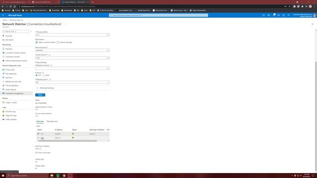 Network Watcher - Connection Troubleshoot смотреть онлайн