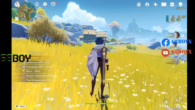 Genshin Impact RATA KANAN UNLOCK FPS 60+ смотреть онлайн