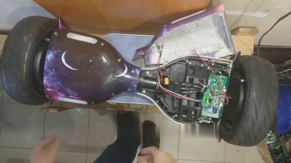 Замена аккумулятора в гироскутере