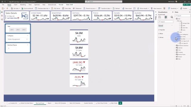 New (AND IMPROVED) Native Card Visual for Power BI !?! смотреть онлайн