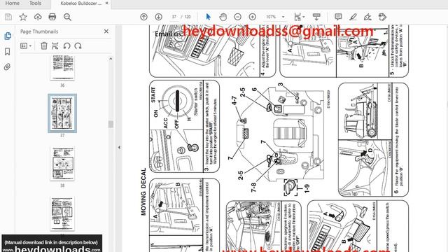 Fiat Kobelco Crawler Dozer D150 Tier 2 Operator Manual