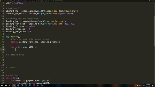 HOW TO MAKE A LOADING BAR IN PYGAME! смотреть онлайн