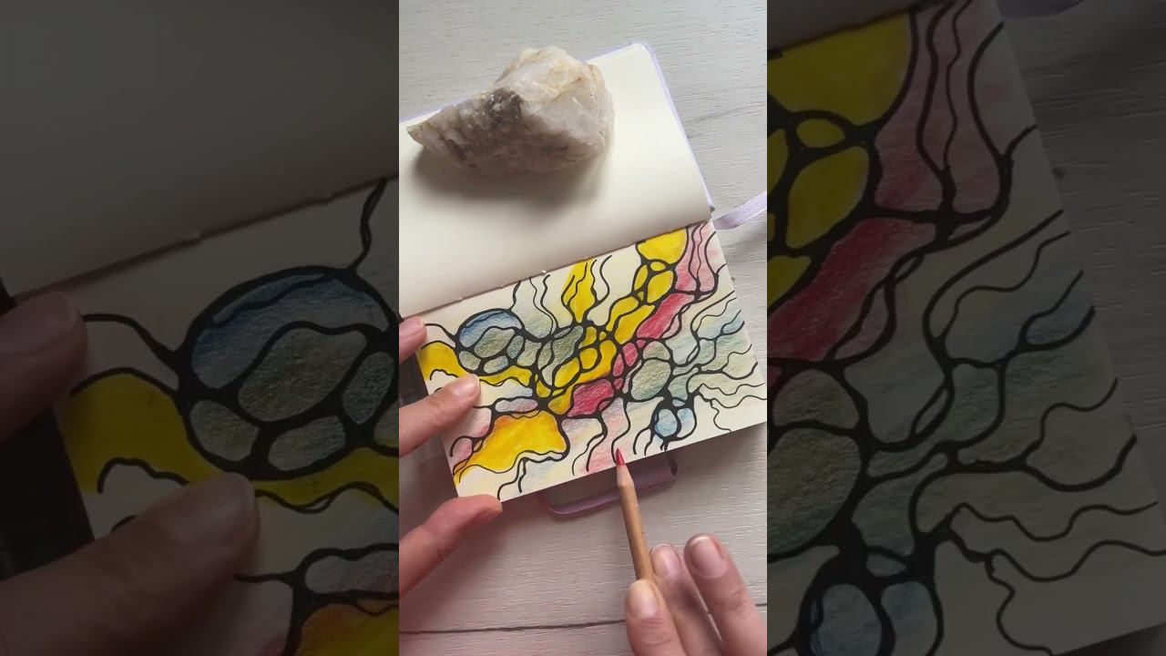 Весеннее преображение за 5 минут. День 3 #нейрографика #нейрографика_с_аленойпоходневой смотреть онлайн