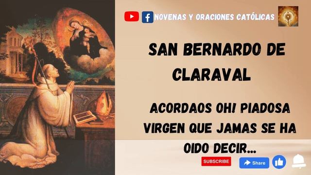 20 de agosto San Bernador de Clarava  Vida y obras