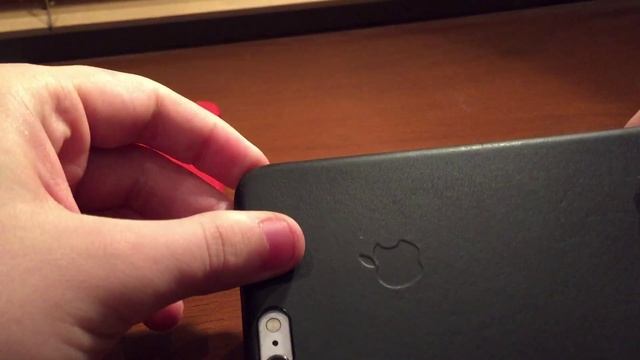 Кожаный чехол для iPhone 6 Plus. смотреть онлайн