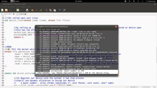 Linux Kernel Module Programming - 08 Coding the Char Device Part 2 смотреть онлайн