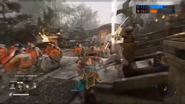 Обзор боя игрока ТОП 100 в игре For Honor смотреть онлайн