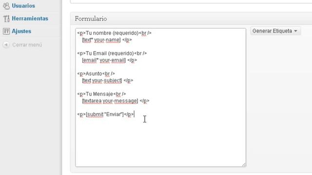 Tutorial del plugin de WordPress Contact Form 7 смотреть онлайн