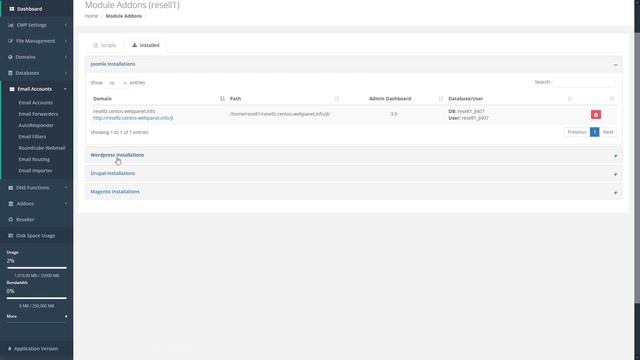 CWP - User Panel: Script Installer v2 смотреть онлайн