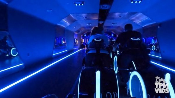 NEW TRON Lightcycle/Run FULL Ride POV [4K] Magic Kingdom Walt Disney World  Roller Coaster