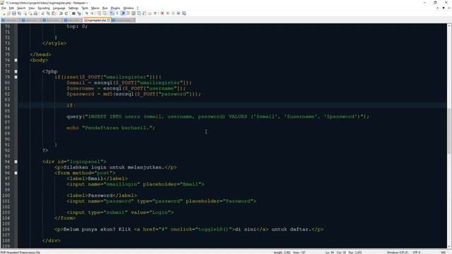 Cara menggunakan fungsi md5() di PHP dan cara cek apakah email user sudah terdaftar atau belum смотреть онлайн