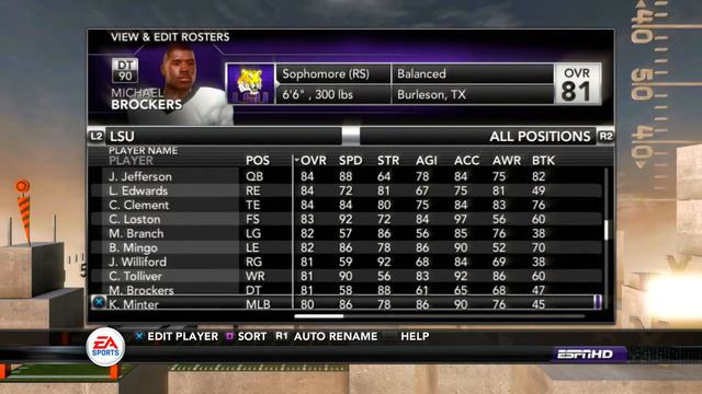 2011-2012 LSU Tigers American Football Team Roster NCAA Football 12 смотреть онлайн