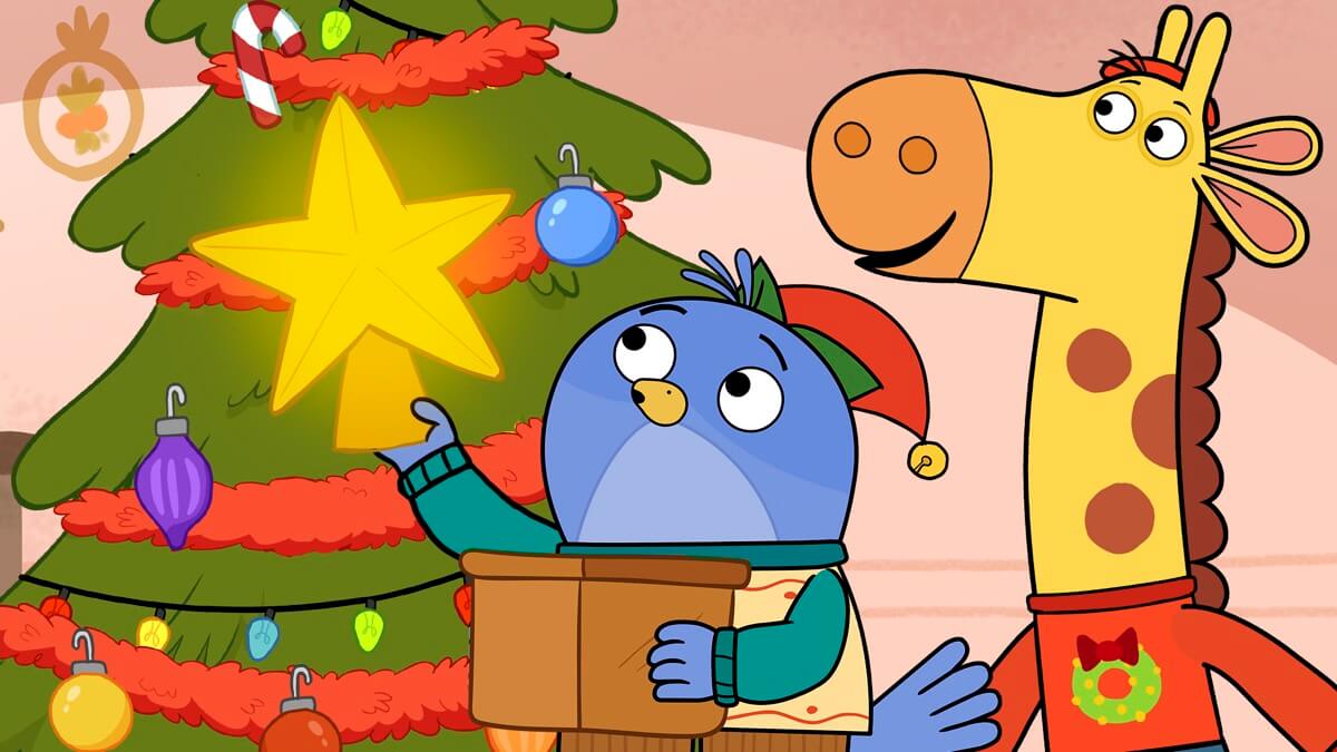 Let's Decorate Our Christmas Tree Super Simple Songs смотреть онлайн