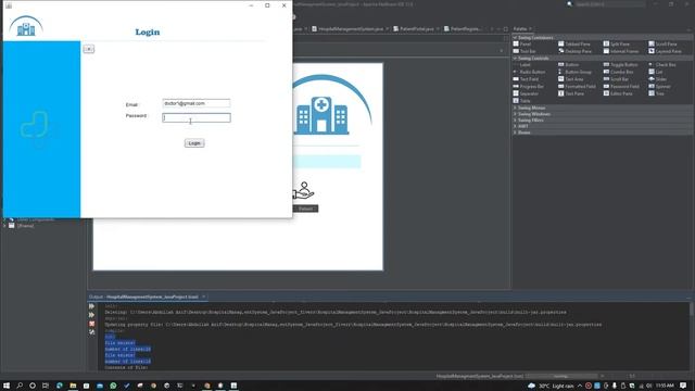 Java Swing Hospital Management System Desktop Application смотреть онлайн