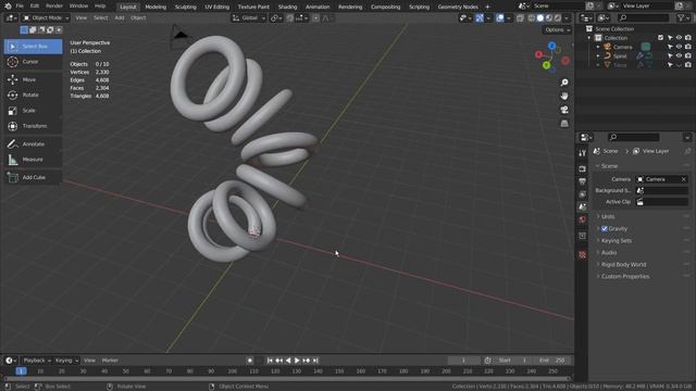 Blender Tutorial - Geometry Nodes - Curve tangent смотреть онлайн