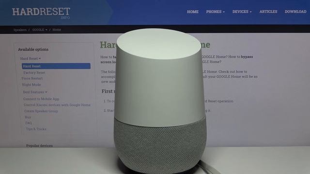 How to Hard Reset GOOGLE Home Speaker - Restore Deafult Settings смотреть онлайн