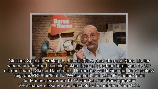 „Bares Für Rares“ Traurige Nachricht – Horst Lichter Muss Sendeplatzplatz Räumen