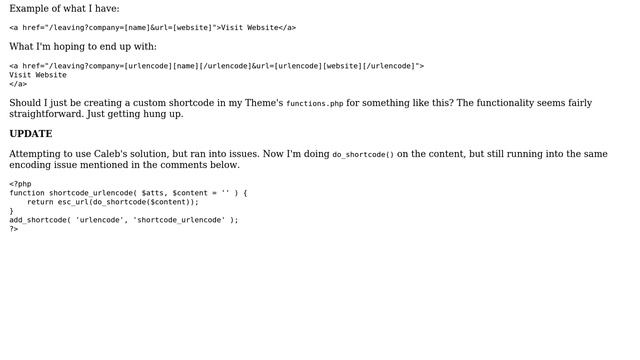 Wordpress: Sanitize or treatment of string in editor via shortcode смотреть онлайн
