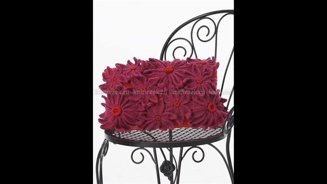 Подушки для интерьера спицами и крючком /Топ идей из интернета смотреть онлайн