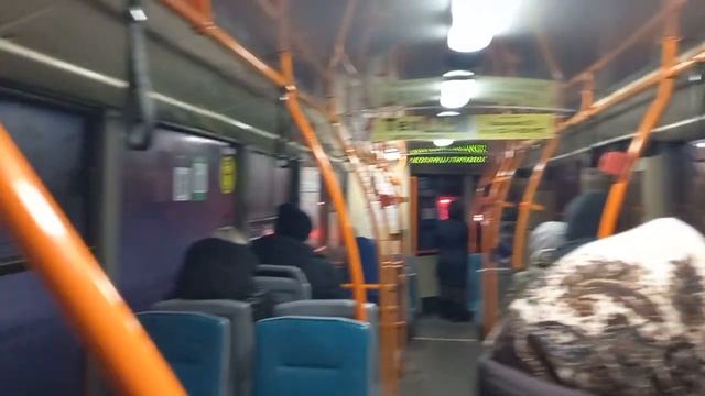 Движение троллейбуса БКМ32100А на автономном ходу изнутри смотреть онлайн
