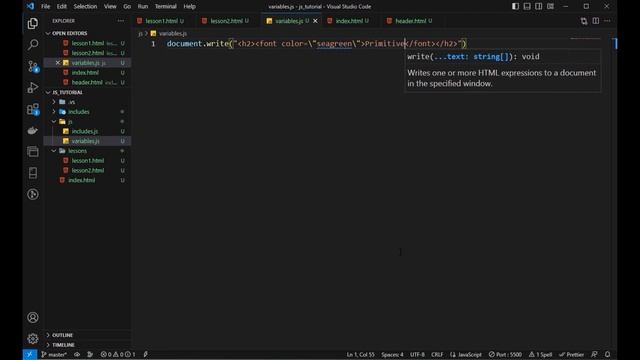 JavaScript - 2. Variables, Data Types and Constants смотреть онлайн