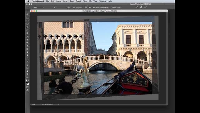Using the new Content Aware Crop feature in Adobe Photoshop CC смотреть онлайн