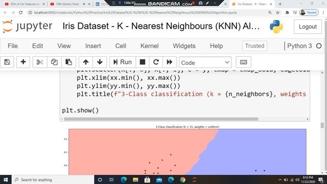 Iris Dataset - K - Nearest Neighbours (KNN) Algorithm using Python смотреть онлайн