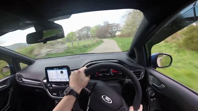 2019 MK8 Ford Fiesta ST POV Drive (Twisty B-Roads) смотреть онлайн