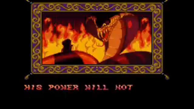 Disney's Aladdin SNES Final Boss - Jafar + Ending