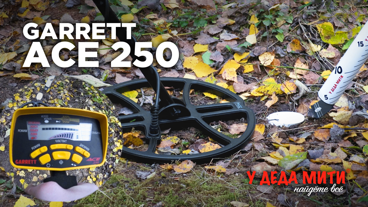 Глубина поиска Garrett Ace 250 + катушка Magic Lab 13" смотреть онлайн