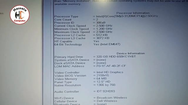 Review dell Latitude E6230 i5 gen 3 Hasnain Computer смотреть онлайн