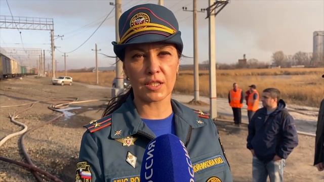 В Омской области поезд загорелся прямо во время движения (видео) смотреть онлайн