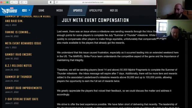 MIGHTY THOR MILESTONES WOW! SCOURGE EVENT FOR ROGUE - MSF POD 79 смотреть онлайн