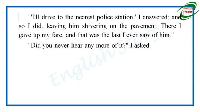 Learn English Through Story - The Cabman's Story by Sir Arthur Conan Doyle смотреть онлайн