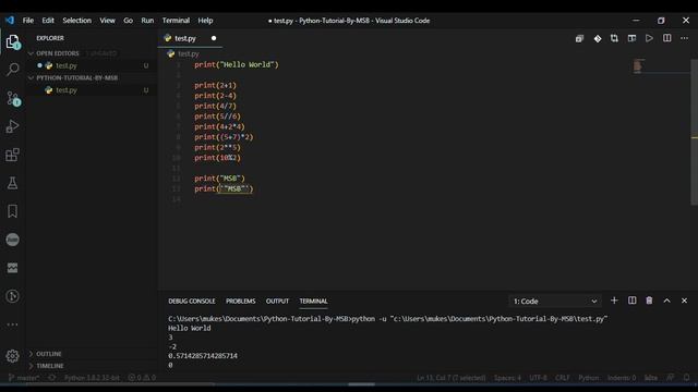 Learn Python Basic | Create Git Repo | Before Starting Project | Math Operations | Swapping Program смотреть онлайн
