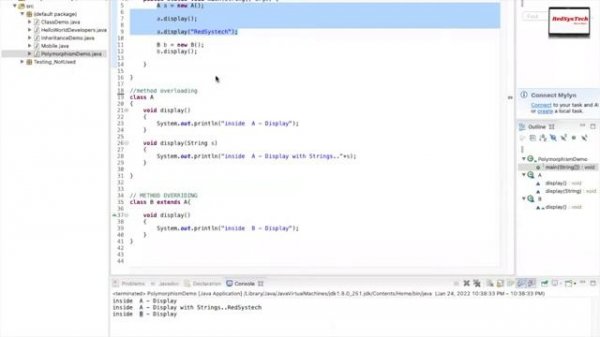 Core Java Basic Concepts | FREE Live Classes - Day - 04 | Java | Java Tutorial | JAVA | RedSysTech