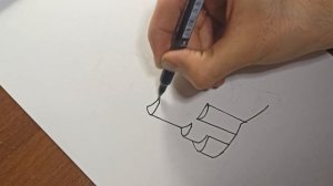 Как нарисовать небоскреб Бурдж Халифа 3D на бумаге / Burj Khalifa 3D