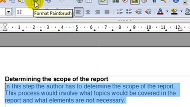 Format and copy text in OpenOffice Writer смотреть онлайн