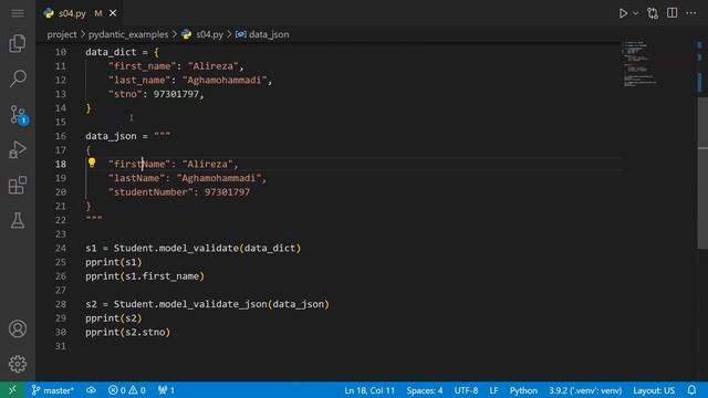 آموزش برنامهنویسی پایتون | اعتبارسنجی با کتابخانه Pydantic - بخش چهارم | جلسه صد و هجده смотреть онлайн